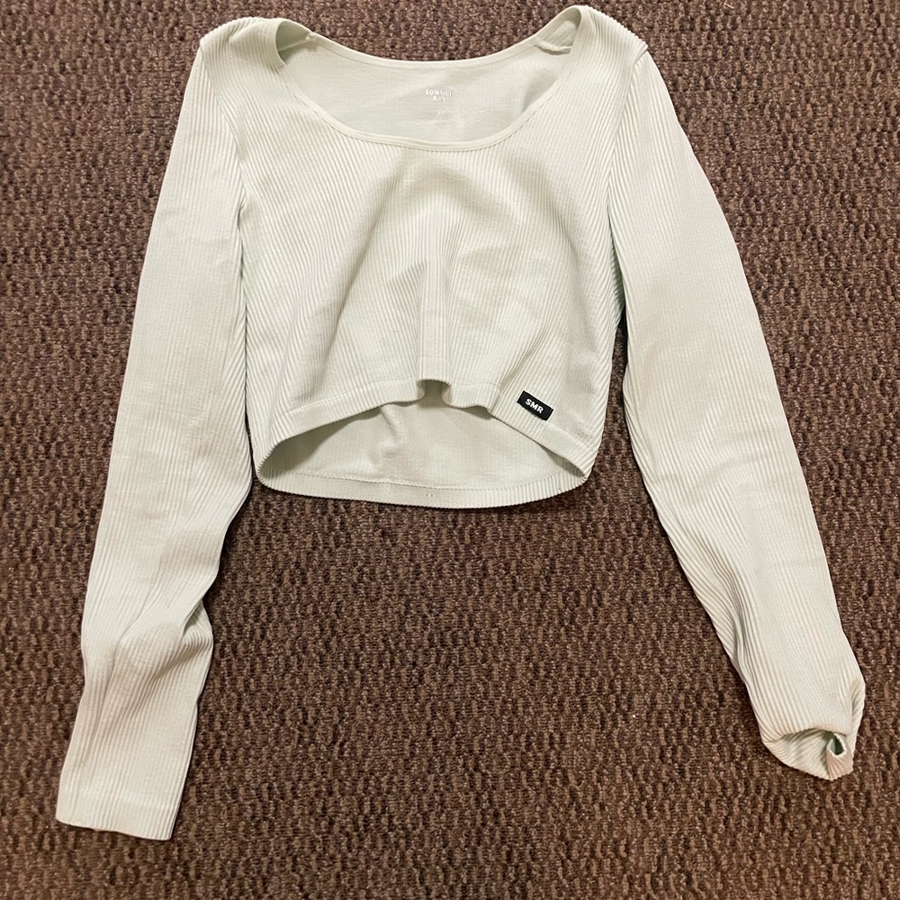 light green long sleeve